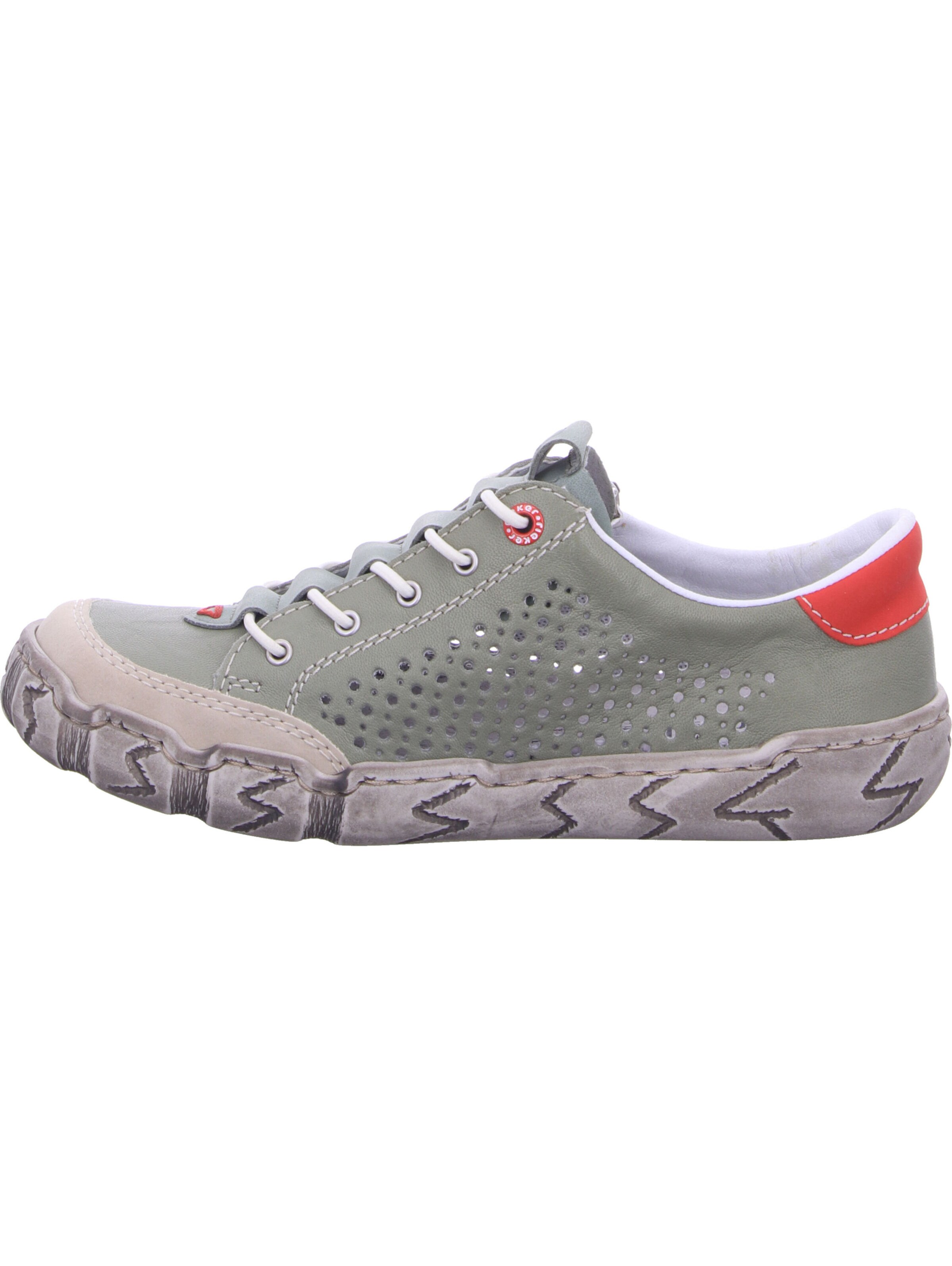 Chaussure de sport à lacets Rieker en vert