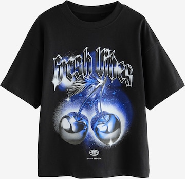 juoda Next Marškinėliai: priekis