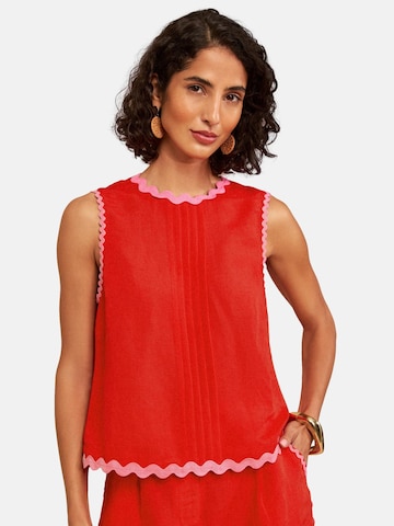 love & roses Blouse in Red: front