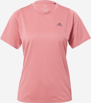 ADIDAS SPORTSWEARTehnička sportska majica 'Run Icons ' - roza boja: prednji dio