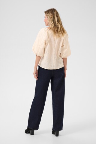 Cream Bluse 'Luna' i beige