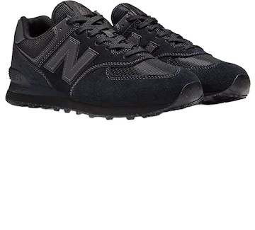 new balance Matalavartiset tennarit 'Uniex 574' värissä musta: etupuoli