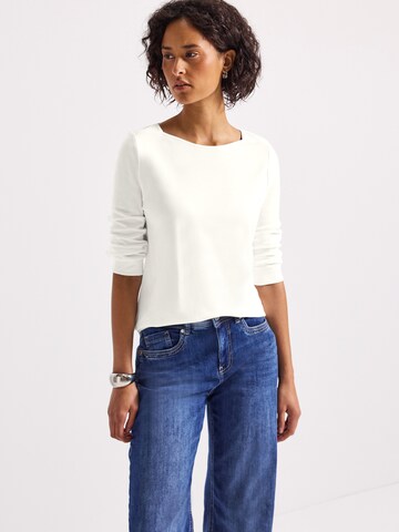 T-shirt STREET ONE en blanc : devant