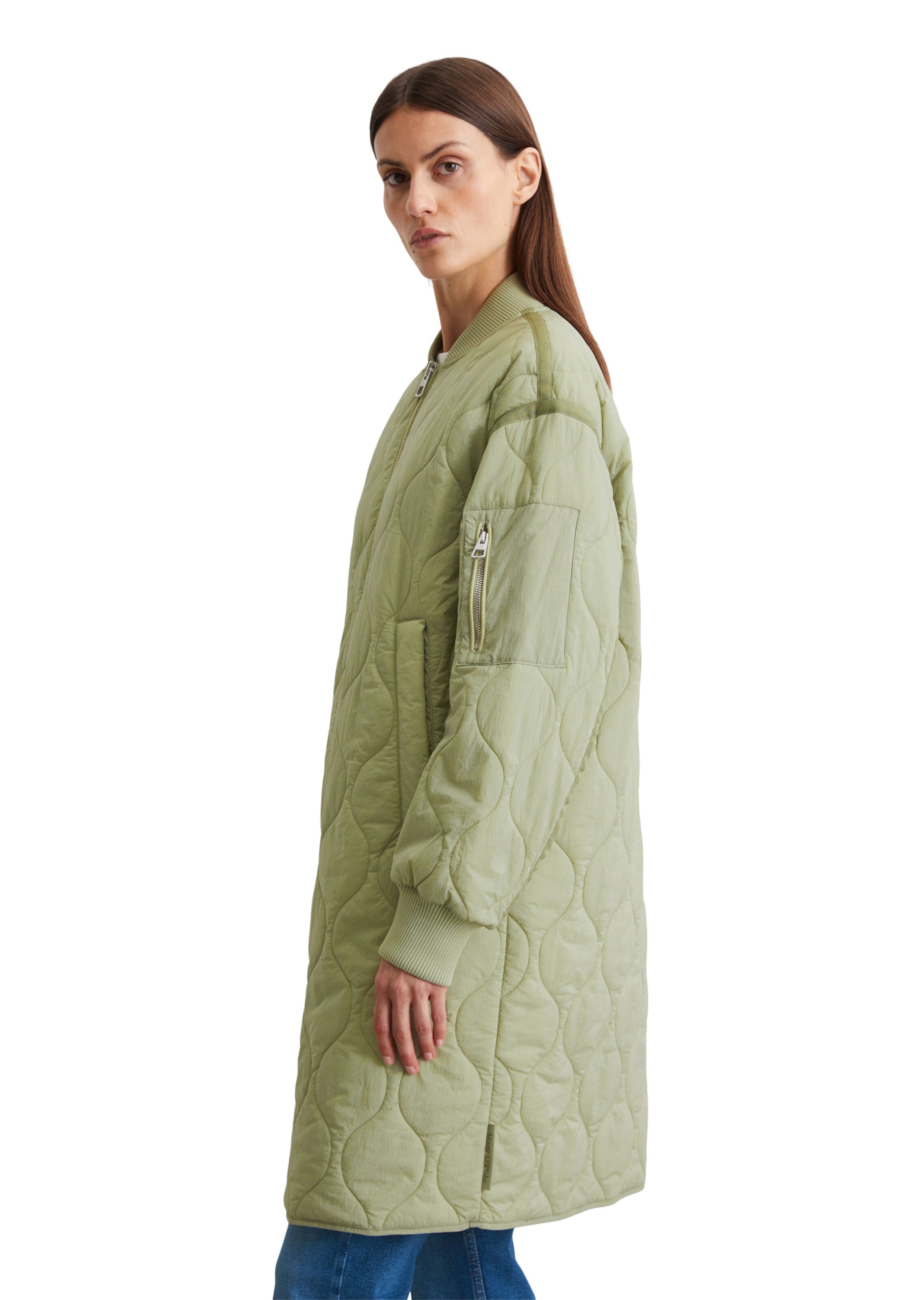 Marc O'Polo Mantel in Grün