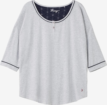 SHEEGO - Camisa de pijama em cinzento: frente