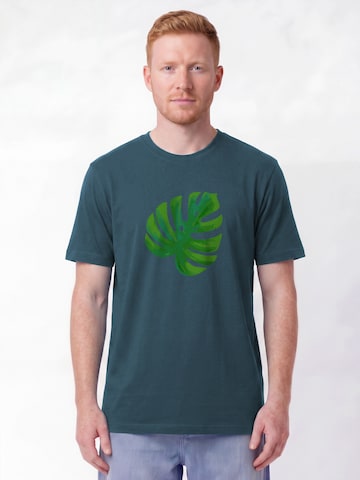 T-Shirt 'Monstera 2.0' Watapparel en vert : devant