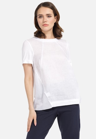 T-shirt oversize HELMIDGE en blanc