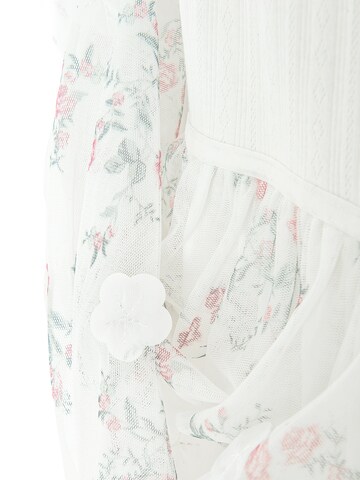 Cool Club Jurk in Wit