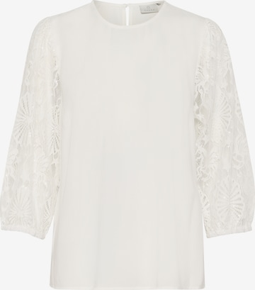 Chemisier Kaffe en blanc : devant