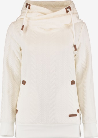 Hailys Sweatshirt in White: front