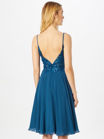 mascara Cocktail Dress in Blue