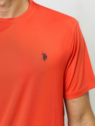U.S. POLO ASSN. Regularny krój Koszula ' UMNick ' w kolorze pomarańczowy