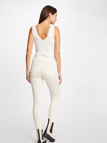 Skinny Pantalon Morgan en beige