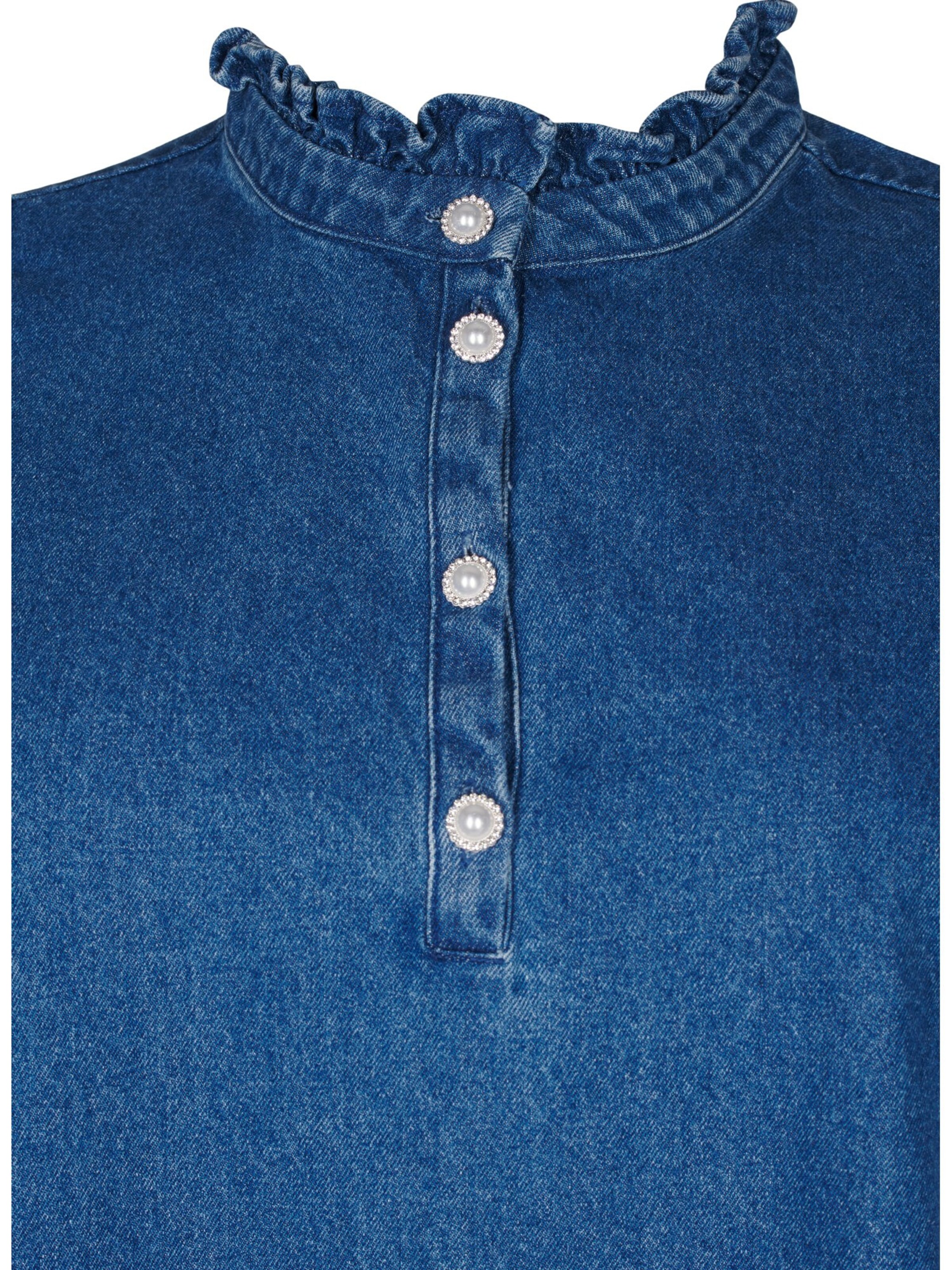 Zizzi Košilové šaty 'Elova' – modrá