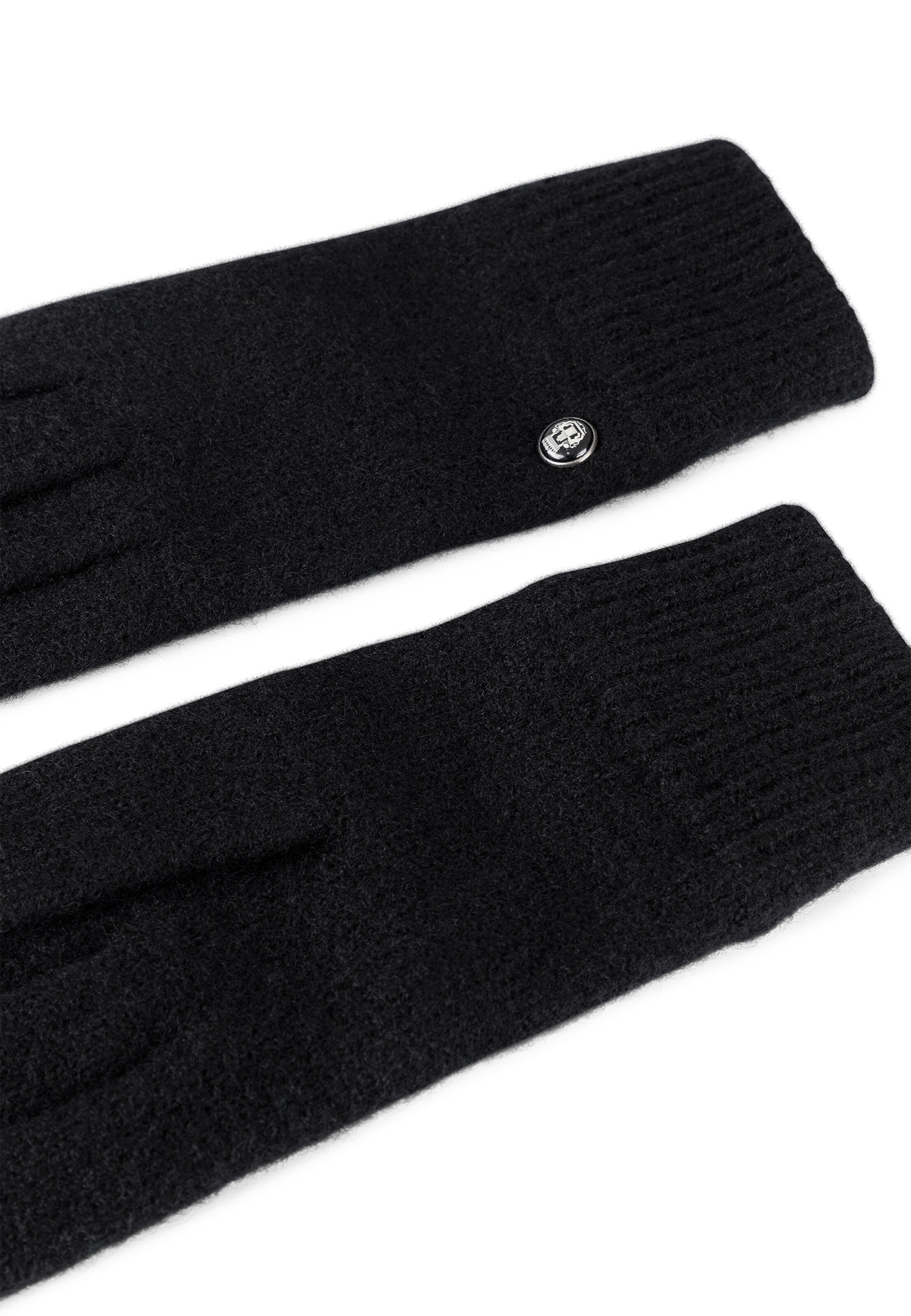 Roeckl Vingerhandschoenen 'WALKHANDSCHUH MIT KASCHMIR' in Zwart