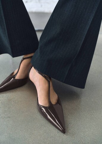 MANGO Pumps 'Wider' in Brown
