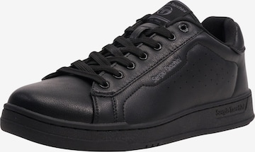Sergio Tacchini Platform trainers 'Capri' in Black: front