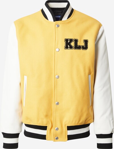 KARL LAGERFELD JEANS Välikausitakki värissä keltainen / musta / valkoinen, Tuotenäkymä