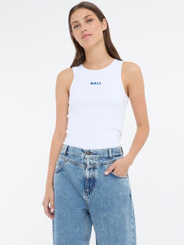 Ball Top 'Altobelli' in White: front