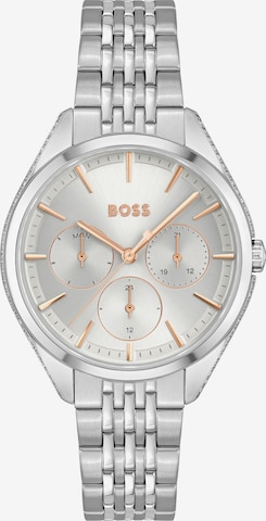 BOSS Black Analoog horloge in Zilver