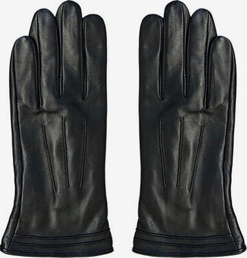 J. Jayz Full Finger Gloves in Black: front