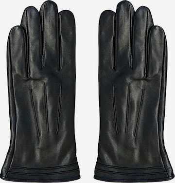 J. Jayz Full Finger Gloves in Black: front