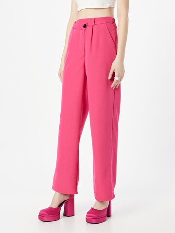 Hailys Loose fit Pleat-Front Pants 'Grace' in Pink: front