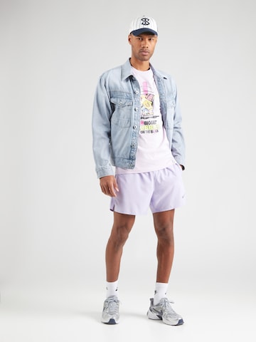 Nike Sportswear Shirt 'SOLE FOOD' in Purple
