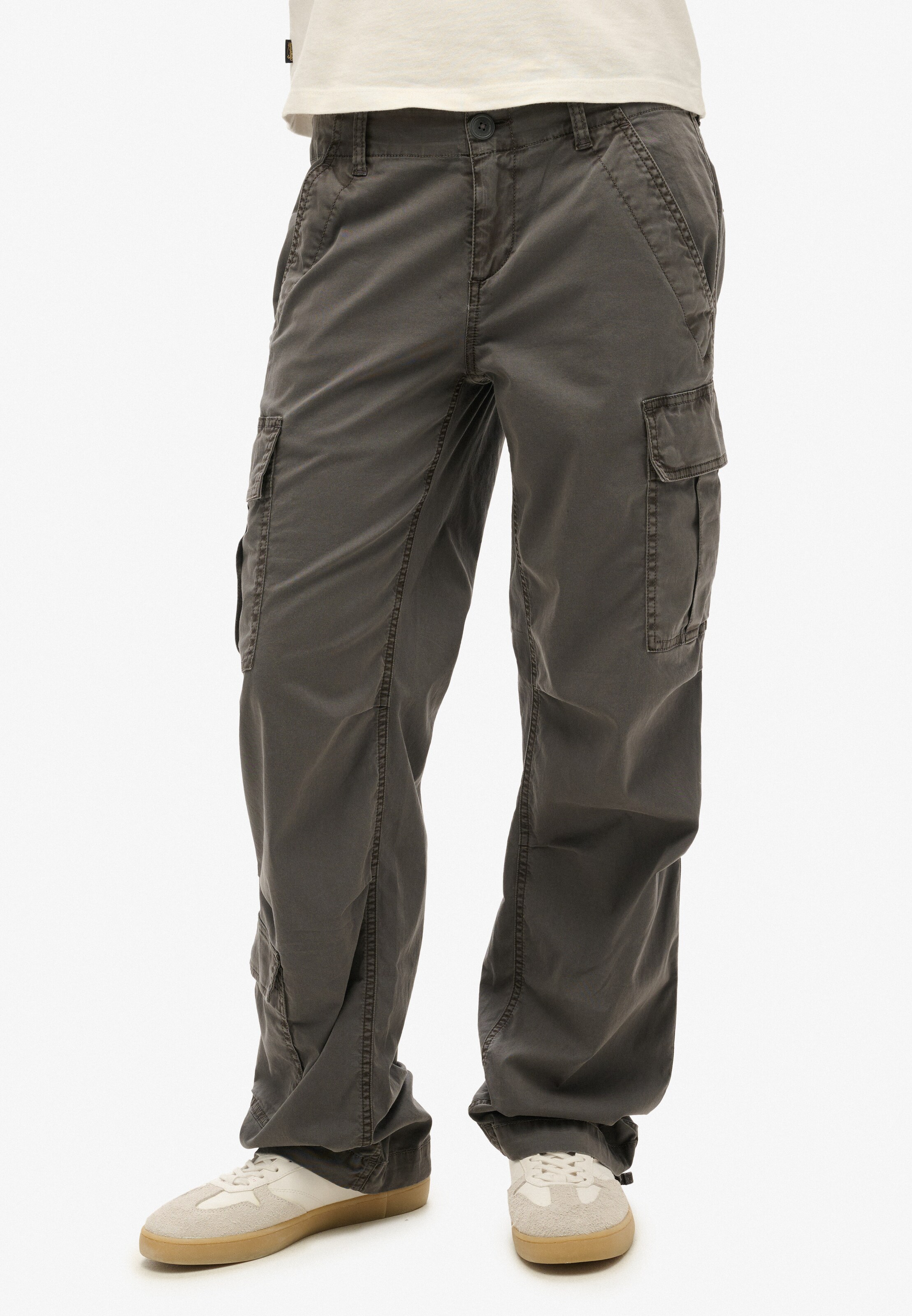Superdry Regular Cargo Pants in Grey