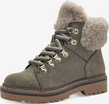 Bottines à lacets Tamaris en vert : devant