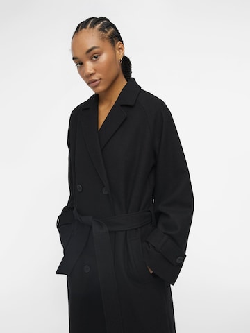 OBJECT Between-Seasons Coat 'Keily' in Black: front