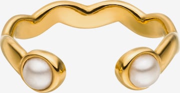 PURELEI Ring 'Dewdrop' in Gold: Vorderseite