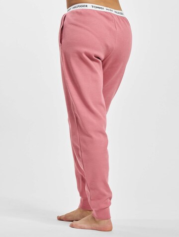 Tommy Hilfiger Underwear Tapered Pyjamasbukser i pink