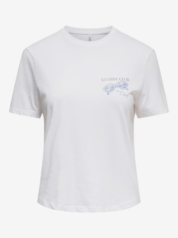 ONLY Shirt 'ONLDINA' in Wit: voorkant