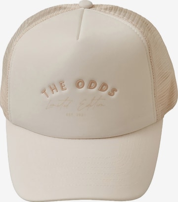 THE ODDS Pet 'Limited Edition - Established 2021 Trucker Cap/ LMTD edition' in Beige: voorkant