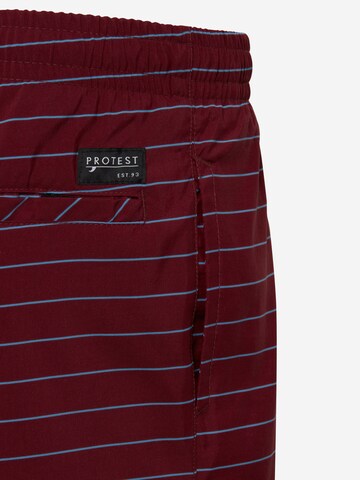 PROTEST Boardshorts 'Sharif' in Rot