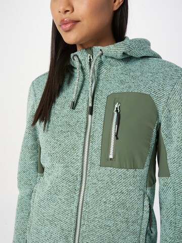 ICEPEAK Athletic Fleece Jacket 'MATTAWA' in Green