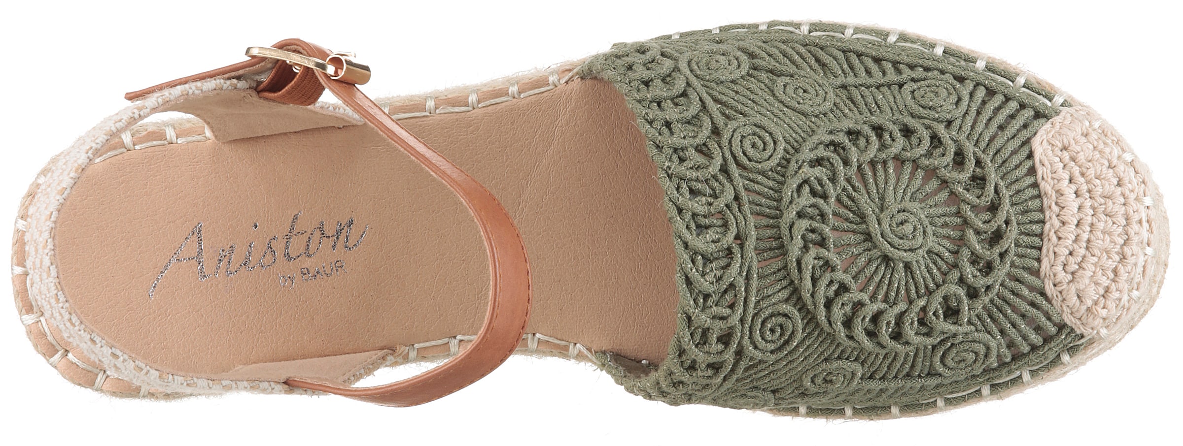 Aniston Espadrilles in Green