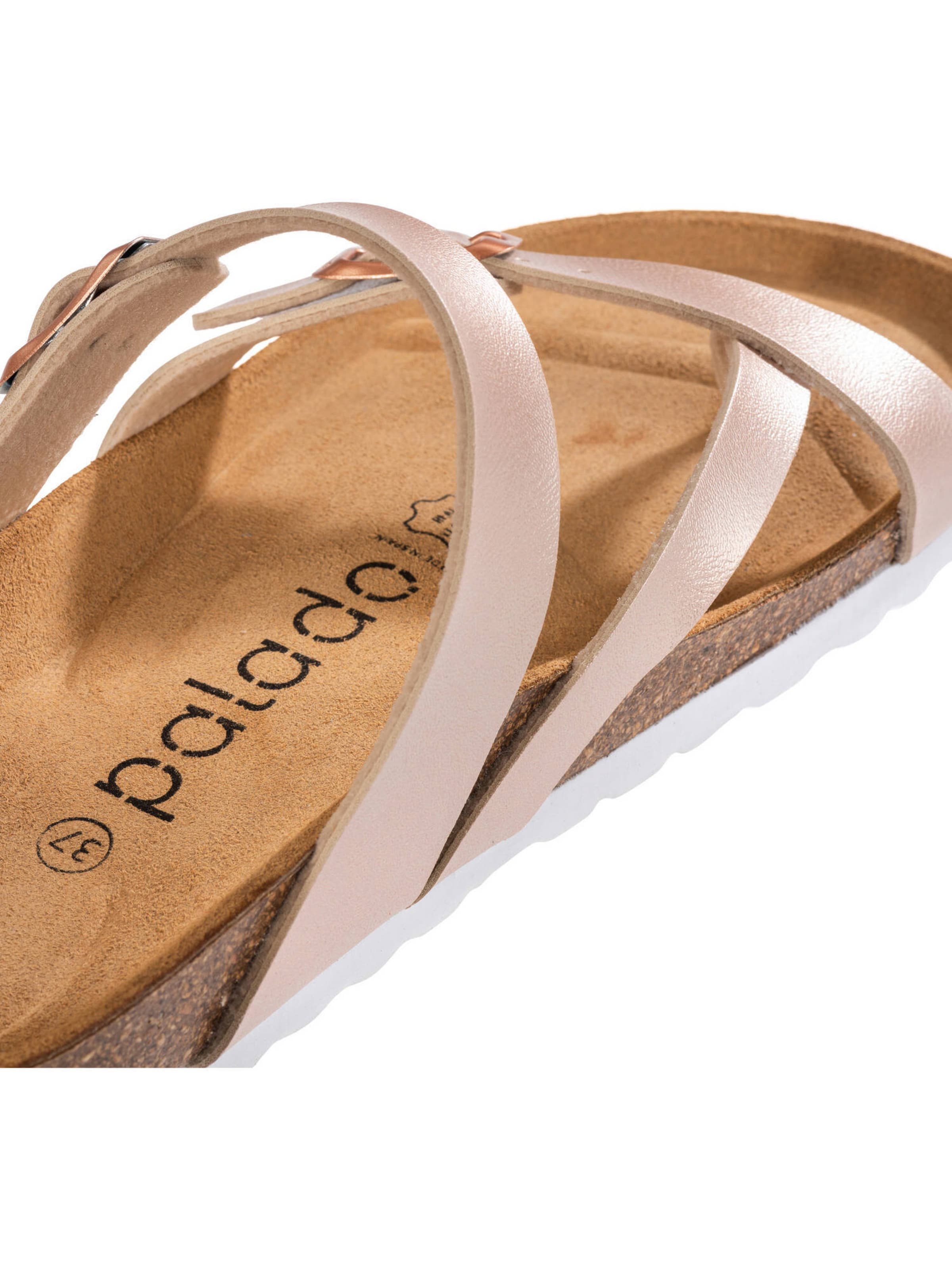 Palado T-bar sandals 'Cres' in Pink