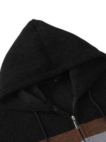 ALLTHEMEN Strickjacke 'Flausch'‌‌‌ in Schwarz