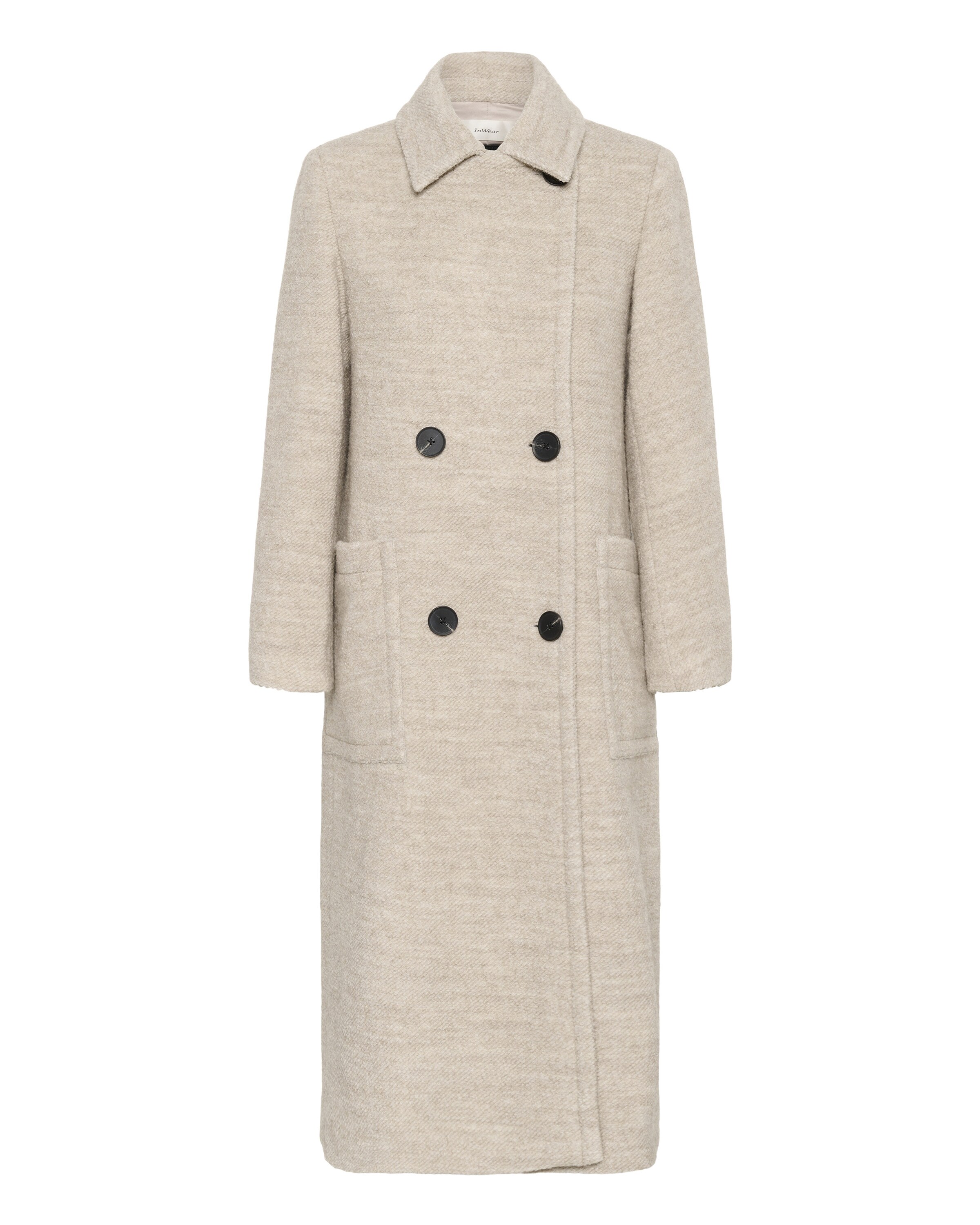 InWear Between-seasons coat 'Yum' in Mottled beige, Item view