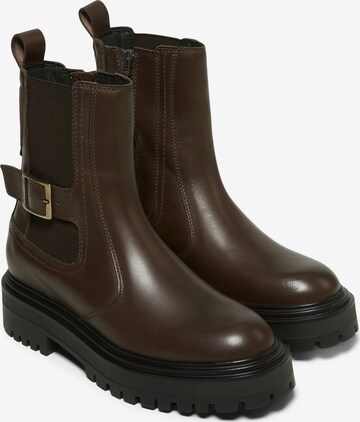 Marc O'Polo Chelsea Boots 'Elin 3A' in Braun