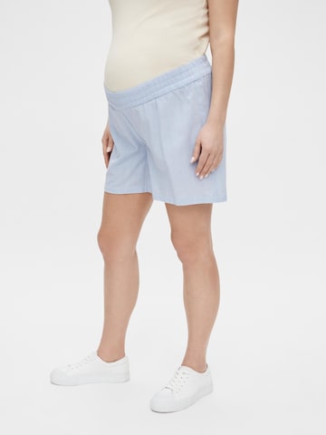 Regular Pantalon 'Ava' MAMALICIOUS en bleu : devant