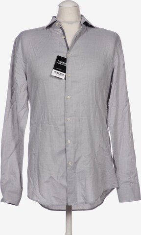 JAKE*S Button Up Shirt in M in Grey: front