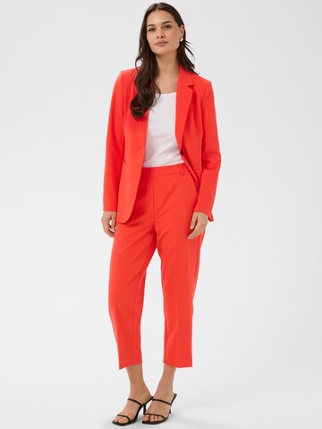 Kaffe Широка кройка Панталон с ръб 'KASakura' в червено