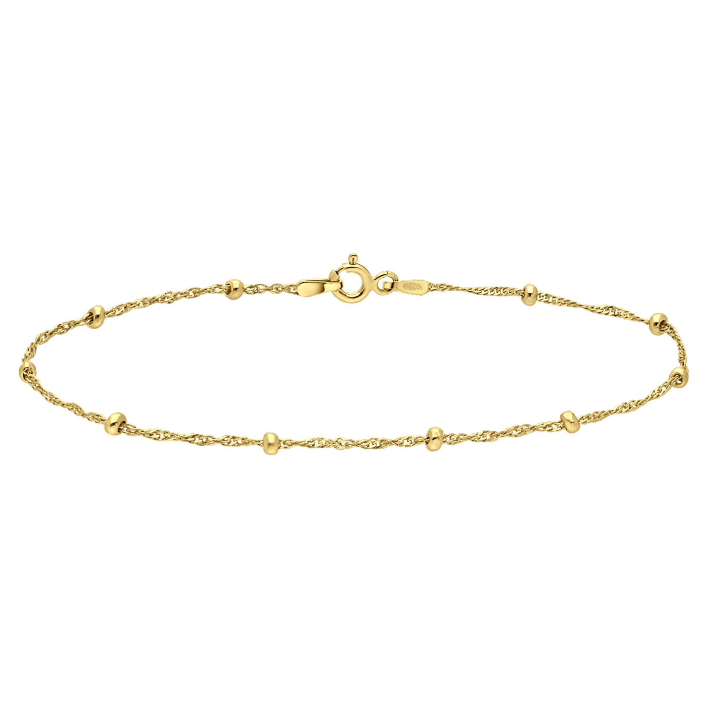 Lucardi Bracelet 'Basic' in Gold: front