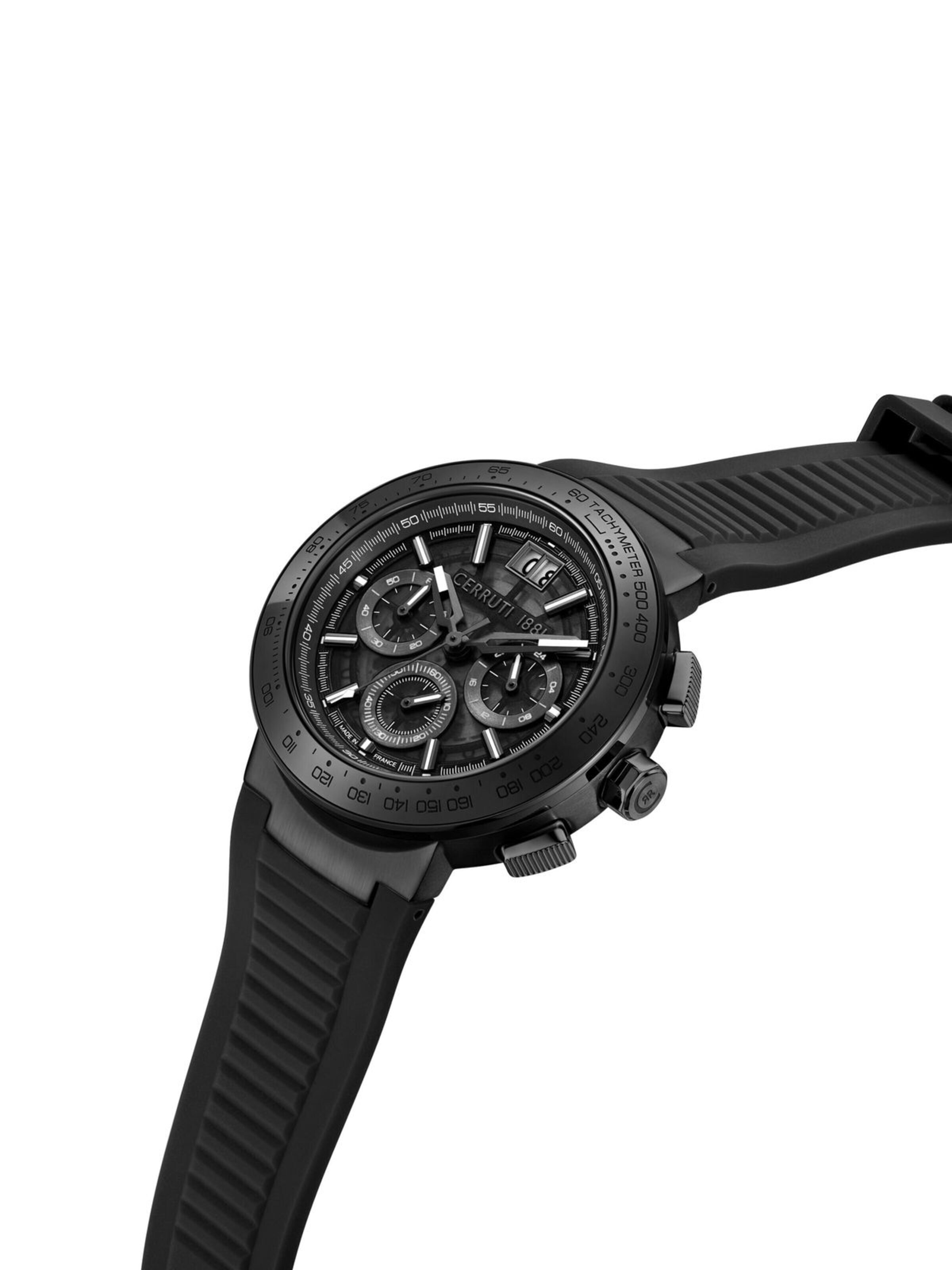 CERRUTI 1881 Analog watch 'Function watch Filiano' in Black