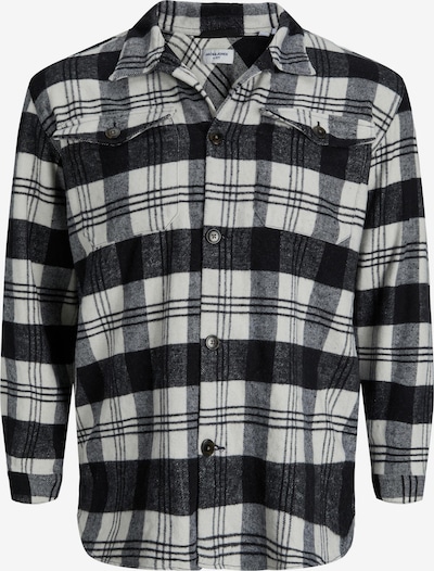 Jack & Jones Plus Button Up Shirt 'Ollie' in Black / White, Item view
