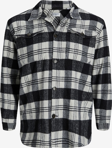 Jack & Jones Plus Regular fit Button Up Shirt 'Ollie' in Black: front