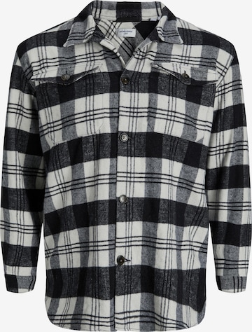 Jack & Jones Plus - Regular Fit Camisa 'Ollie' em preto: frente